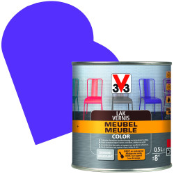 Vernis Meuble V33 Violet Satiné 0,5L – Rénovez Vos Meubles | V33