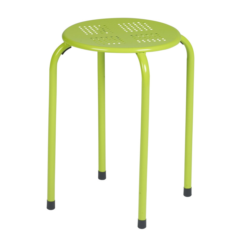 Tabouret métal vert