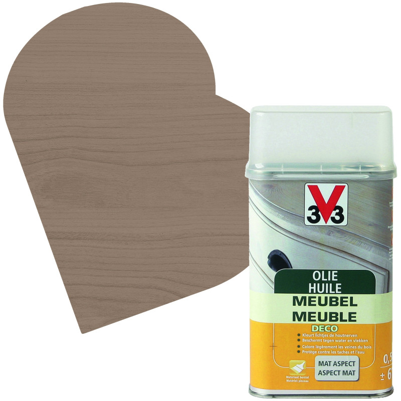 Huile Meuble Deco smoke mat 0,5L V33