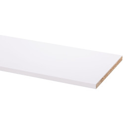 Panneau mélaminé blanc 250x25x1,8cm CANDO – Idéal Meuble | CANDO