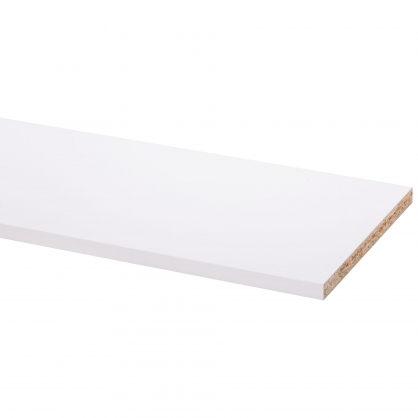 Panneau mélaminé blanc 250 x 25 x 1,8 cm CANDO