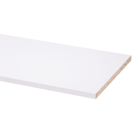 Panneau mélaminé blanc 250 x 30 x 1,8 cm CANDO