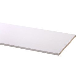 Panneau mélaminé blanc 250x35x1.8cm CANDO – Idéal meubles | CANDO