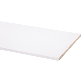 Panneau mélaminé blanc 250 x 40 x 1,8 cm CANDO