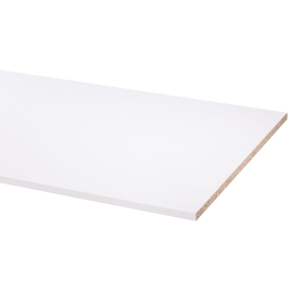 Panneau mélaminé blanc 250 x 60 x 1,8 cm CANDO