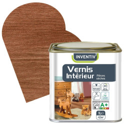Vernis Intérieur Chêne Satiné 1L – Protection Bois | INVENTIV

