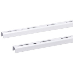 Crémaillère simple Classique 50 blanche 150 cm – Rangement facile | ELEMENT SYSTEM