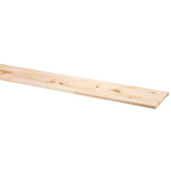 Tablette en pin massif Eliotty 200 x 20 cm – Étagère robuste