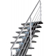 Rampe droite aluminium pour escalier Gomera et Kalea SOGEM