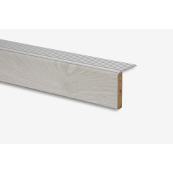 Kit marche palière stratifiée et profil en aluminium MAËSTRO STEPS