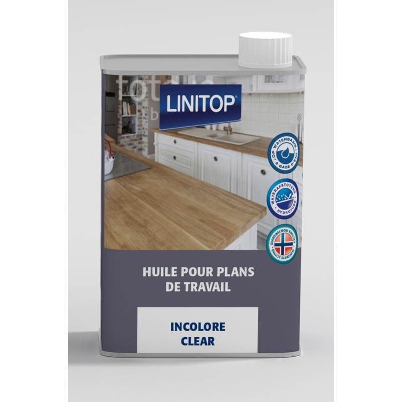 Huile mobilier & plan de travail 0,5 L LINITOP