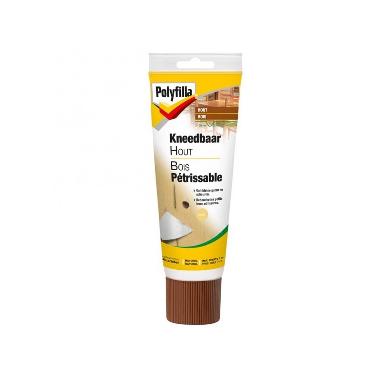 Reboucheur Bois Pétrissable naturel 0,33 kg POLYFILLA