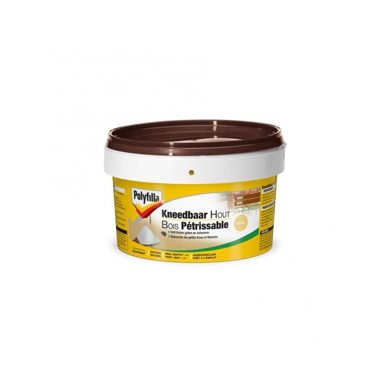 Reboucheur Bois Pétrissable naturel 0,5 kg POLYFILLA