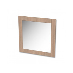 Miroir Frames chêne rustique 80 x 80 x 2 cm