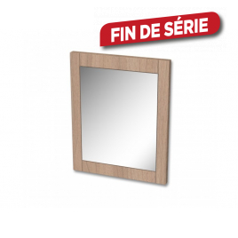 Miroir Frames chêne rustique 40 x 50 x 2,5 cm