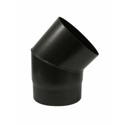 Coude 45° émaillé noir Ø 150 mm EUROTIP – Raccord Idéal | EUROTIP Coude 45° émaillé noir Ø 150 mm EUROTIP – Raccord Idéal | EUROTIP