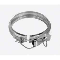 Bride de sécurité poêle pellets inox Ø100mm EUROTIP – Sécurité | EUROTIP Bride de sécurité poêle pellets inox Ø100mm EUROTIP – Sécurité | EUROTIP