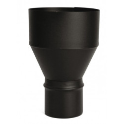 Réduction poêle à pellets EUROTIP – Ø 80 mm noire | EUROTIP