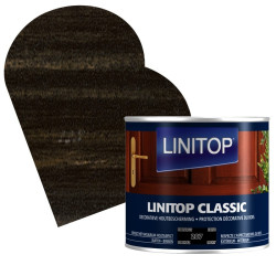Lasure Classic Ébène 0,5L LINITOP – Protection Bois | LINITOP