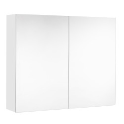 Armoire de toilette Look avec 2 portes blanc brillant 80 cm ALLIBERT