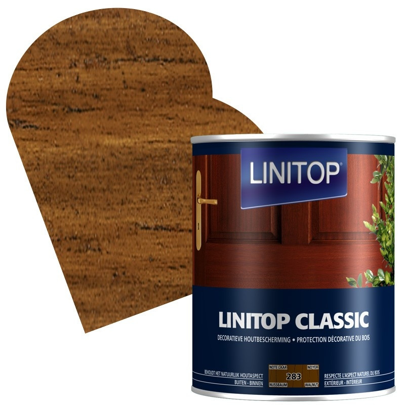 Lasure Classic noyer 1 L LINITOP