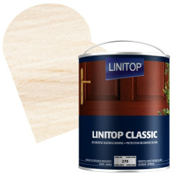 Lasure Classic Blanc Patiné 2,5L LINITOP – Protection Bois | LINITOP