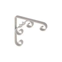 Console en fer blanche ornée – Style & rangement | TEKNIBOX