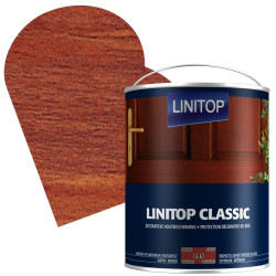 Lasure Classique Acajou 2,5 L LINITOP – Protection du bois | LINITOP