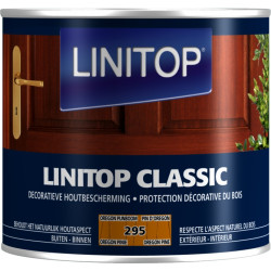 Lasure Classique pin d'Oregon 0,5 L LINITOP – Protection du bois | LINITOP