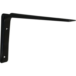 Console aluminium noire 16x10,5cm – Élégance murale | TEKNIBOX