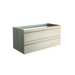 Meuble sous-plan Accent+ 100cm – Blanc Chêne | ALLIBERT