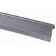 Nez de marche en PVC gris 170 x 6,5 x 2,5 cm