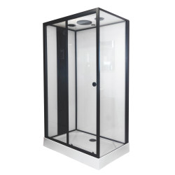 Cabine de douche Nogea rectangle 80 x 120 x 220 cm AYOR BATHROOM