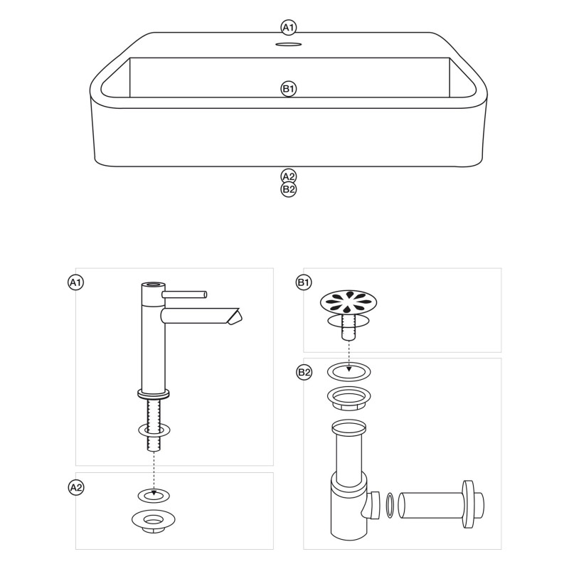 Lave mains OVAL Lave mains OVAL