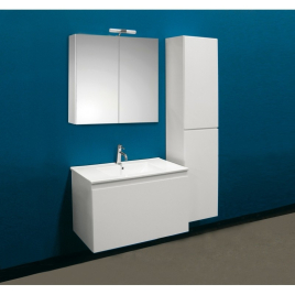 Ensemble de salle de bain Joëlle avec armoire miroir blanc 60 cm VAN MARCKE