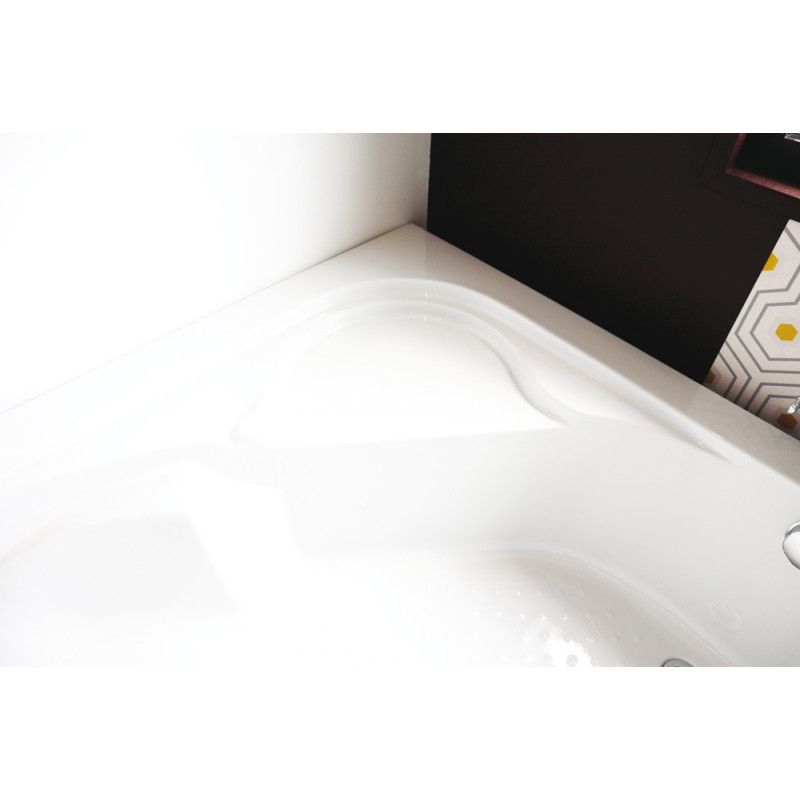 Baignoire d'angle Fany 140 x 140 cm ONDÉE
