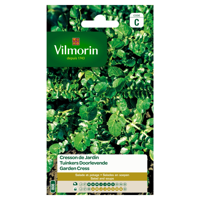 Semences de cresson Jardin VILMORIN