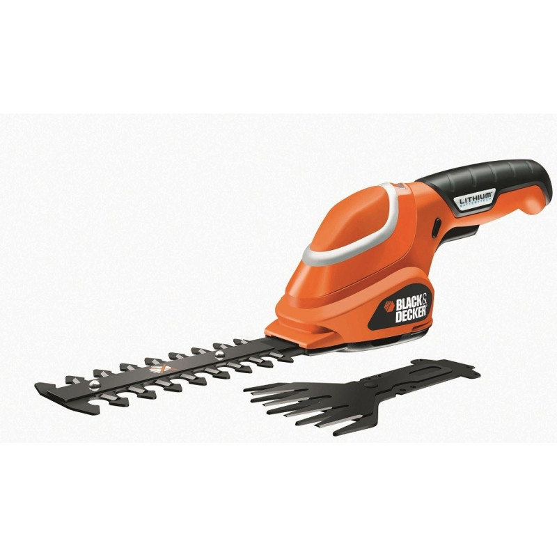 Sculpte-haie et cisaille gazon GSL700 7,2 V BLACK+DECKER