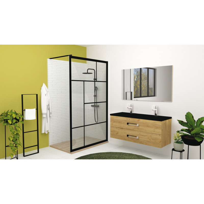 Receveur de douche Naturo bois rectangle 90 x 120 cm ONDÉE