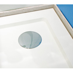 Receveur de douche Bull blanc 1/4 de rond 80 cm ONDÉE