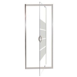 Porte de douche pivotante chrome Shiva 90 x 190 cm ONDÉE Porte de douche pivotante chrome Shiva 90 x 190 cm ONDÉE
