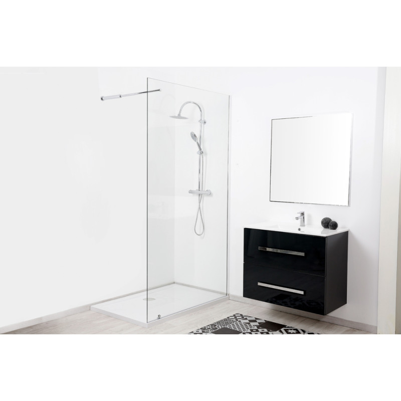 Paroi de douche transparente Cariba 120 x 210 cm ONDÉE