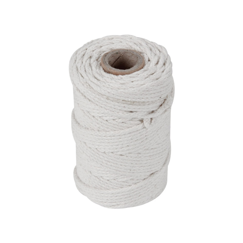 Cordeau de maçon en fil de coton blanc DIALL ø3 mm, 20 m