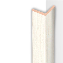 Moulure d'angle blanc structuré 32 x 32 mm 260 cm