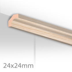 Moulure de finition marbella 24 x 24 mm 260 cm