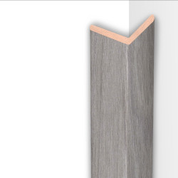 Moulure d'angle gris argenté colonial 22 x 22 mm 260 cm