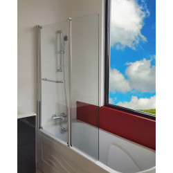 Paroi de baignoire Tulpa 124 x 140 cm ONDÉE