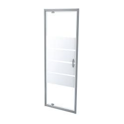 Porte de douche pivotante chrome Shiva 70 x 190 cm ONDÉE Porte de douche pivotante chrome Shiva 70 x 190 cm ONDÉE