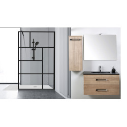 Paroi de douche Fabrilia 90 x 200 cm ONDÉE Paroi de douche Fabrilia 90 x 200 cm ONDÉE
