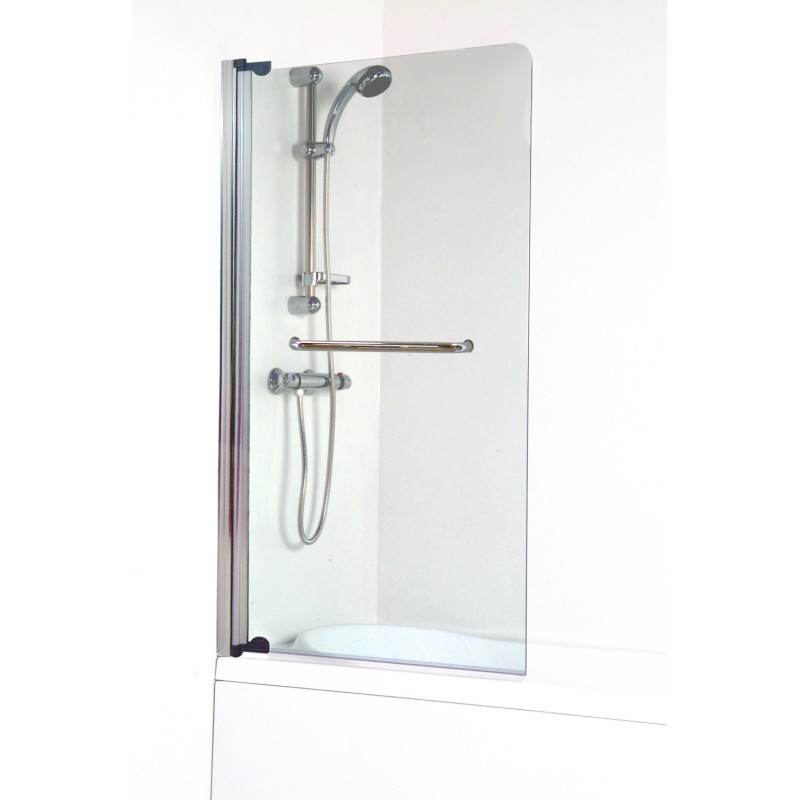 Paroi de baignoire transparente Sandra 80 x 140 cm ONDÉE